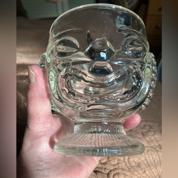 Vintage Double Sided Happy Sad Face Hawaiian Tiki Mug - Picture 1 of 9